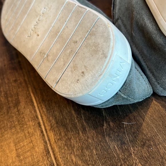 Vince Olive Smoke Suede Slip On Sneaker Size 9 - Picture 10 of 15